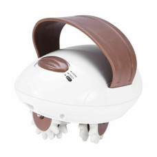 Массажер электрический белый - Massager with wheels + Кокосовое масло - Nihar 175 мл