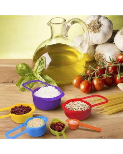 Миксер ручной с чашей + Набор кисти и силиконовые лопатки + Набор мерных ложек