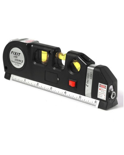 Лазерный уровень со встроенной рулеткой нивелир - Fixit Laser Level PR0 3 Лазерный уровень со встроенной рулеткой нивелир - Fixit Laser Level PR0 3