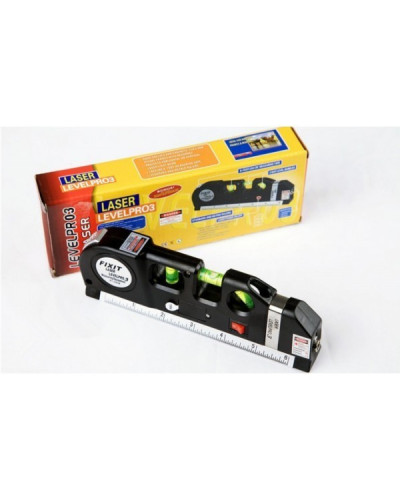 Лазерный уровень со встроенной рулеткой нивелир - Fixit Laser Level PR0 3 Лазерный уровень со встроенной рулеткой нивелир - Fixit Laser Level PR0 3