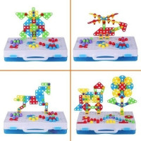 Мозаїка-конструктор із шуруповертом - Creative Puzzle (193 дет.)