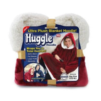 Плед із капюшоном - Huggle Hoodie (червоний)(467-1022)